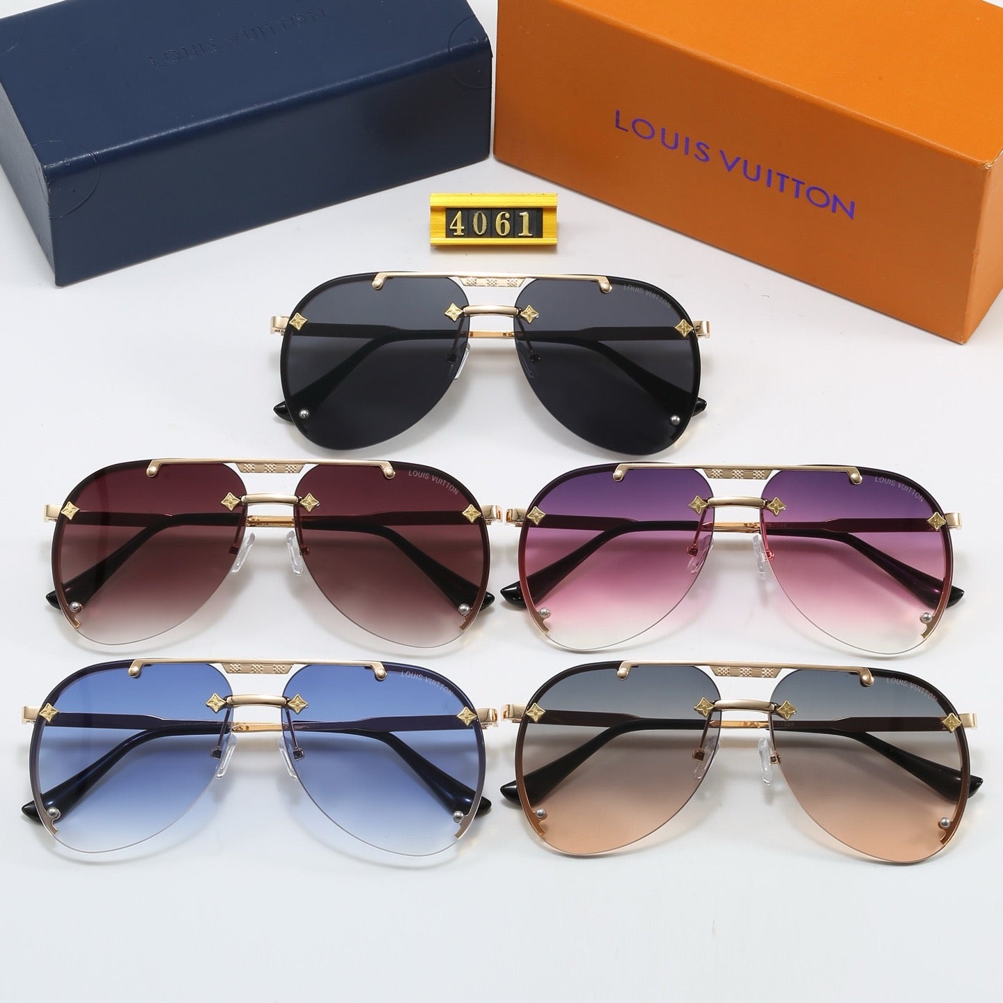 5-Color Fashionable Four-Leaf Clover Sunglasses