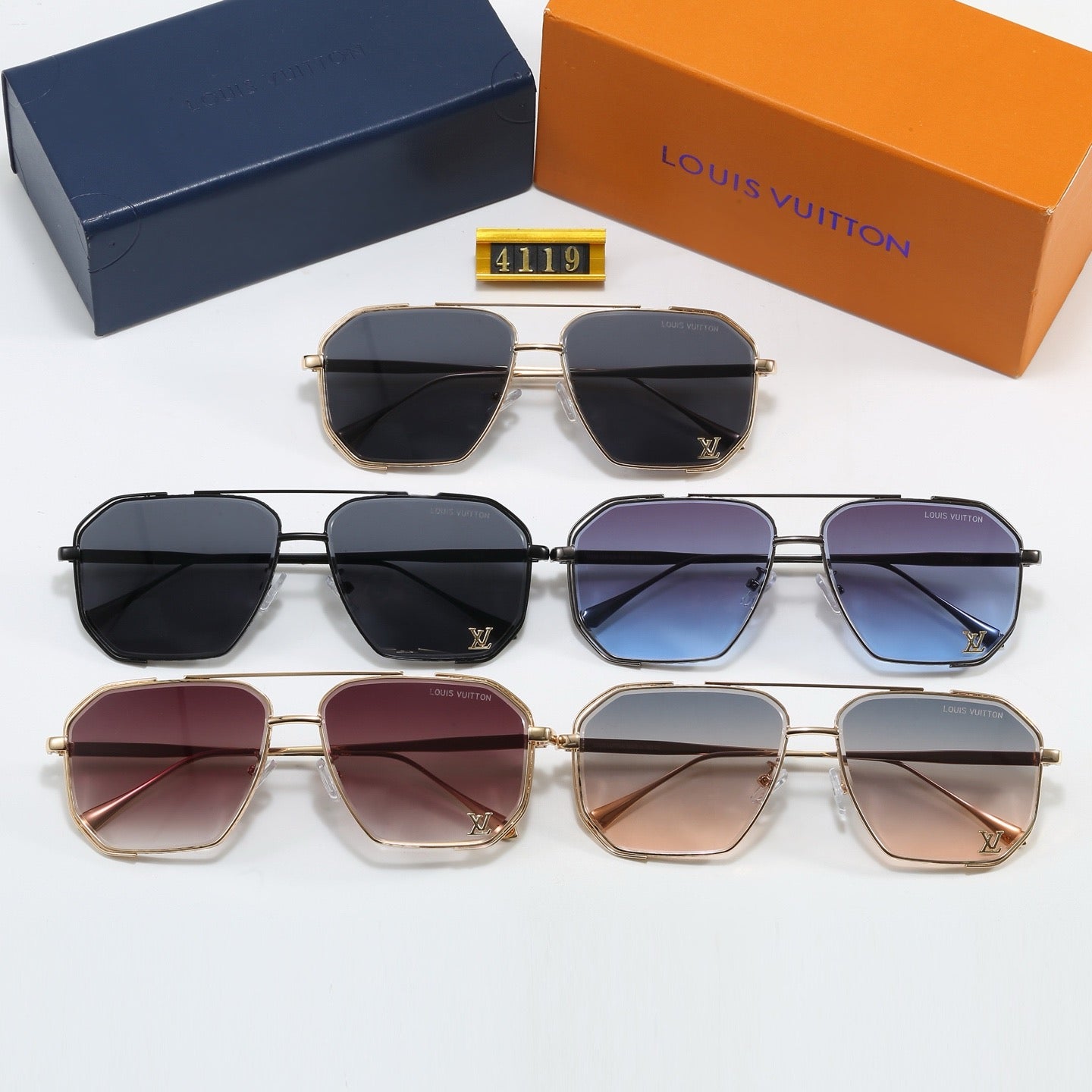 5-Color Fashion Four-leaf clover Sunglasses
