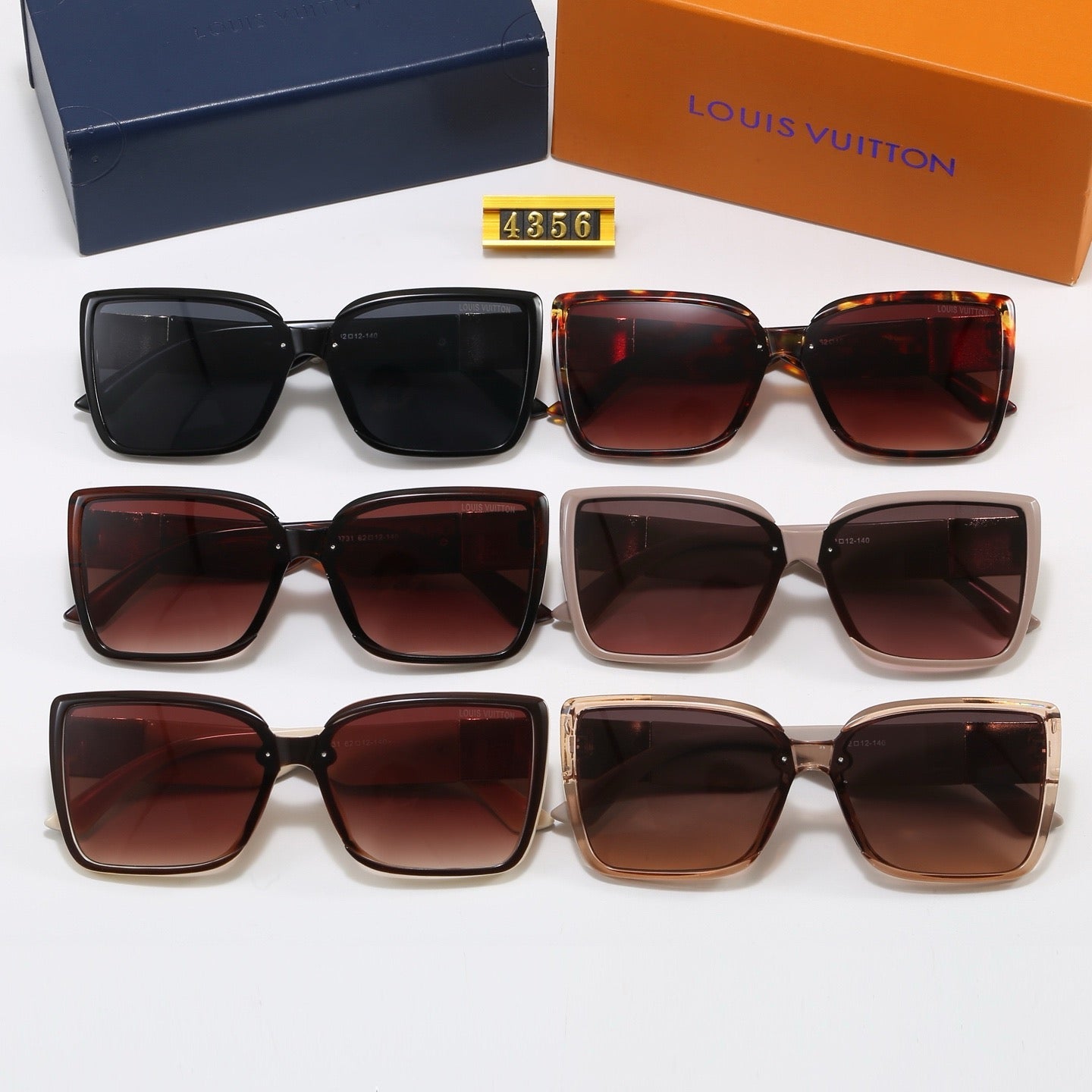 6-Color Stylish Four-Leaf Clover &amp; Letter Sunglasses